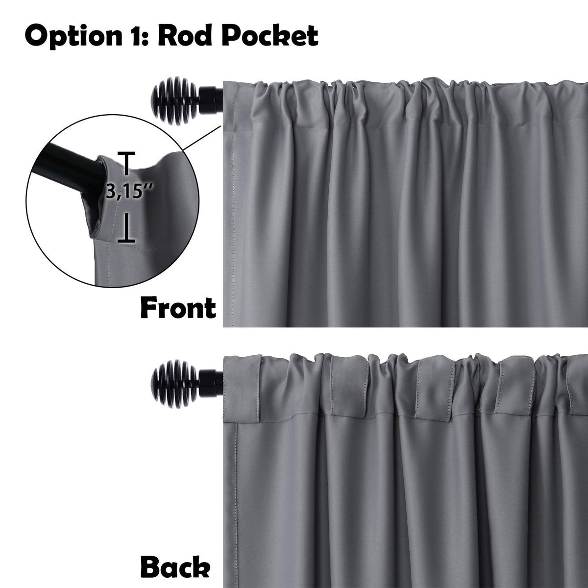 DWCN 1 Panel Wide Width Blackout Curtain, Room Divider Curtains - James’s Hot Deals & FindsDWCN 1 Panel Wide Width Blackout Curtain, Room Divider CurtainsCurtainsDWCN OfficialJames’s Hot Deals & FindsDark Grey80"W x 84"LDWCN 1 Panel Wide Width Blackout Curtain, Room Divider Curtains