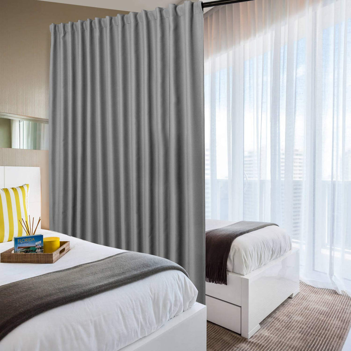 DWCN 1 Panel Wide Width Blackout Curtain, Room Divider Curtains - James’s Hot Deals & FindsDWCN 1 Panel Wide Width Blackout Curtain, Room Divider CurtainsCurtainsDWCN OfficialJames’s Hot Deals & FindsGray80"W x 84"LDWCN 1 Panel Wide Width Blackout Curtain, Room Divider Curtains