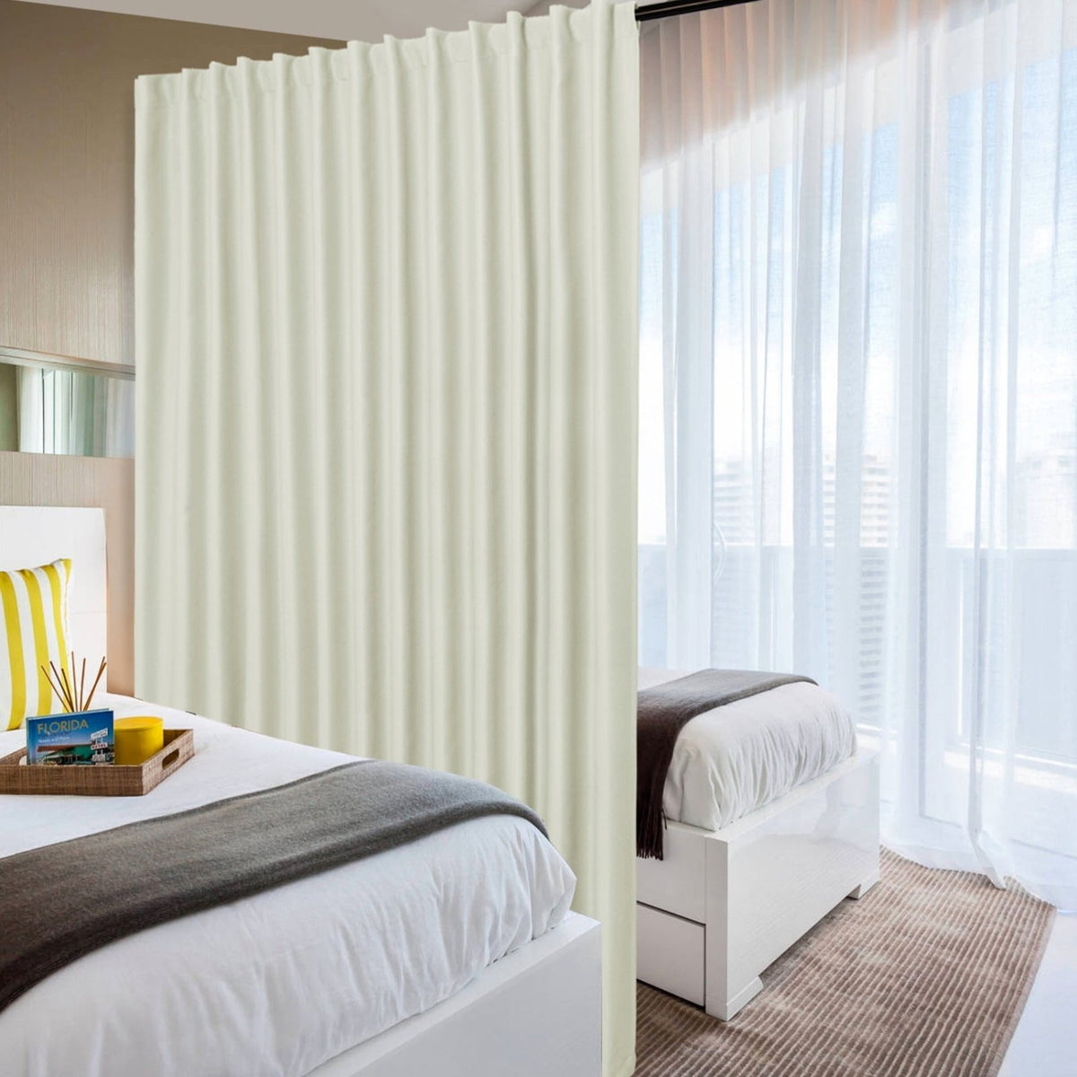 DWCN 1 Panel Wide Width Blackout Curtain, Room Divider Curtains - James’s Hot Deals & FindsDWCN 1 Panel Wide Width Blackout Curtain, Room Divider CurtainsCurtainsDWCN OfficialJames’s Hot Deals & FindsIvory80"W x 84"LDWCN 1 Panel Wide Width Blackout Curtain, Room Divider Curtains