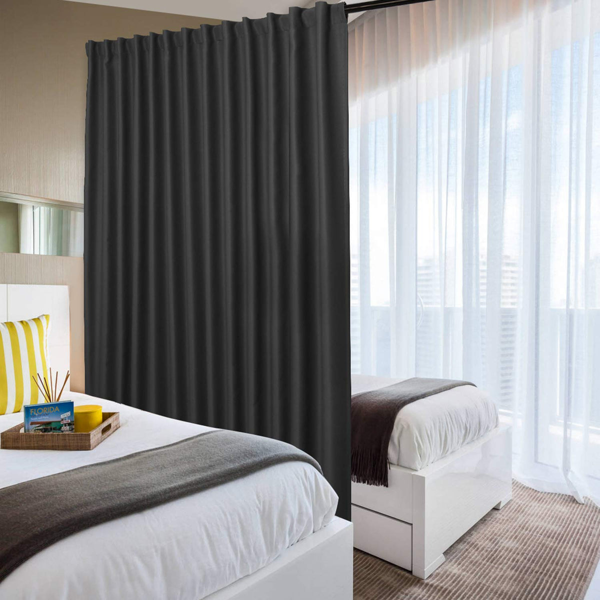 DWCN 1 Panel Wide Width Blackout Curtain, Room Divider Curtains - James’s Hot Deals & FindsDWCN 1 Panel Wide Width Blackout Curtain, Room Divider CurtainsCurtainsDWCN OfficialJames’s Hot Deals & FindsBlack80"W x 84"LDWCN 1 Panel Wide Width Blackout Curtain, Room Divider Curtains