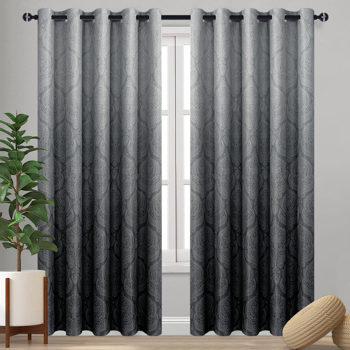 DWCN Ombre Blackout Curtains — 2 Panels, Multiple Sizes & Colors - James’s Hot Deals & FindsDWCN Ombre Blackout Curtains — 2 Panels, Multiple Sizes & ColorsCurtainsDWCN OfficialJames’s Hot Deals & FindsBlack36"W x 54"LDWCN Ombre Blackout Curtains — 2 Panels, Multiple Sizes & Colors