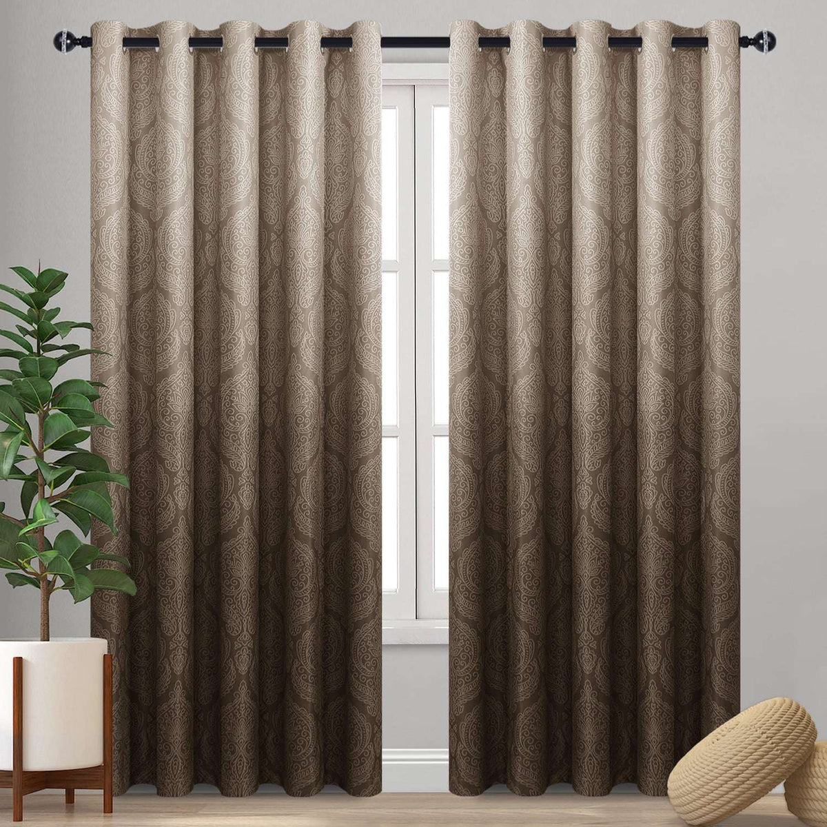 DWCN Ombre Blackout Curtains — 2 Panels, Multiple Sizes & Colors - James’s Hot Deals & FindsDWCN Ombre Blackout Curtains — 2 Panels, Multiple Sizes & ColorsCurtainsDWCN OfficialJames’s Hot Deals & FindsBrown36"W x 54"LDWCN Ombre Blackout Curtains — 2 Panels, Multiple Sizes & Colors