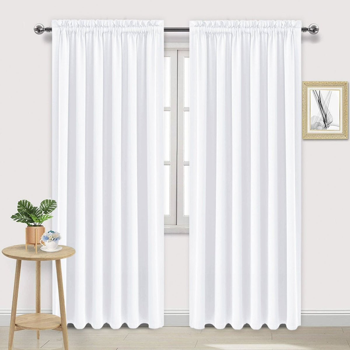 DWCN Rod Pocket Blackout Curtains, Set of 2 Panels - James’s Hot Deals & FindsDWCN Rod Pocket Blackout Curtains, Set of 2 PanelsCurtainsDWCN OfficialJames’s Hot Deals & FindsWhite38"W x 45"LDWCN Rod Pocket Blackout Curtains, Set of 2 Panels