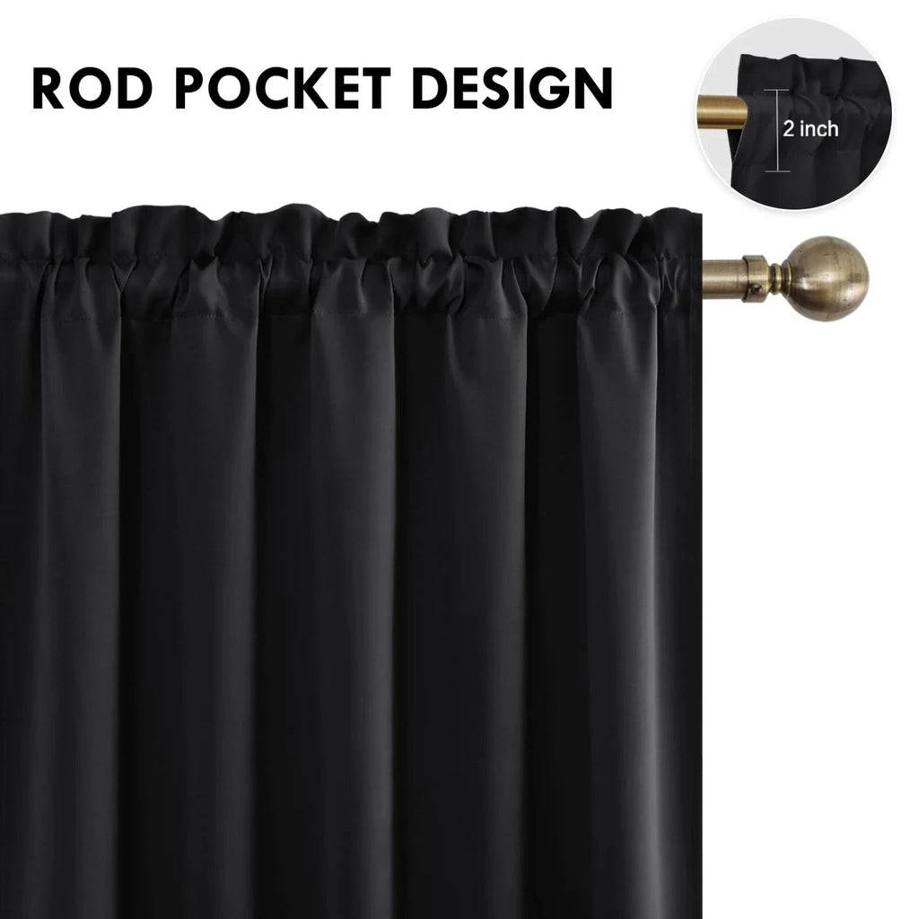 DWCN Rod Pocket Blackout Curtains, Set of 2 Panels - James’s Hot Deals & FindsDWCN Rod Pocket Blackout Curtains, Set of 2 PanelsCurtainsDWCN OfficialJames’s Hot Deals & FindsWhite38"W x 45"LDWCN Rod Pocket Blackout Curtains, Set of 2 Panels