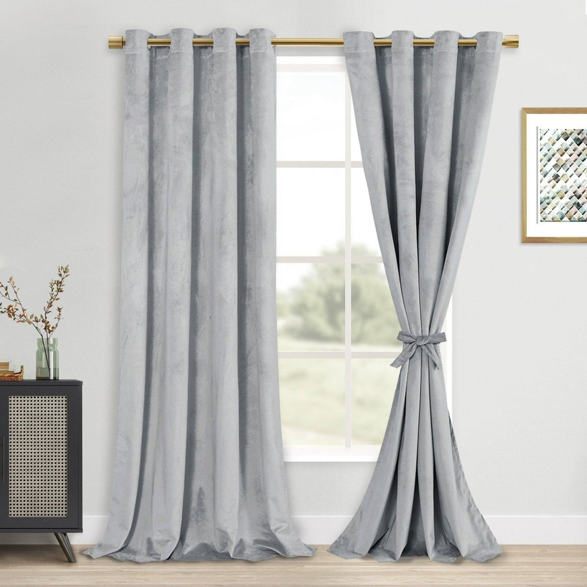 DWCN Velvet Blackout Curtains with Tiebacks, Set of 2 Panels - James’s Hot Deals & FindsDWCN Velvet Blackout Curtains with Tiebacks, Set of 2 PanelsCurtainsDWCN OfficialJames’s Hot Deals & FindsSilver42"W x 96"LDWCN Velvet Blackout Curtains with Tiebacks, Set of 2 Panels