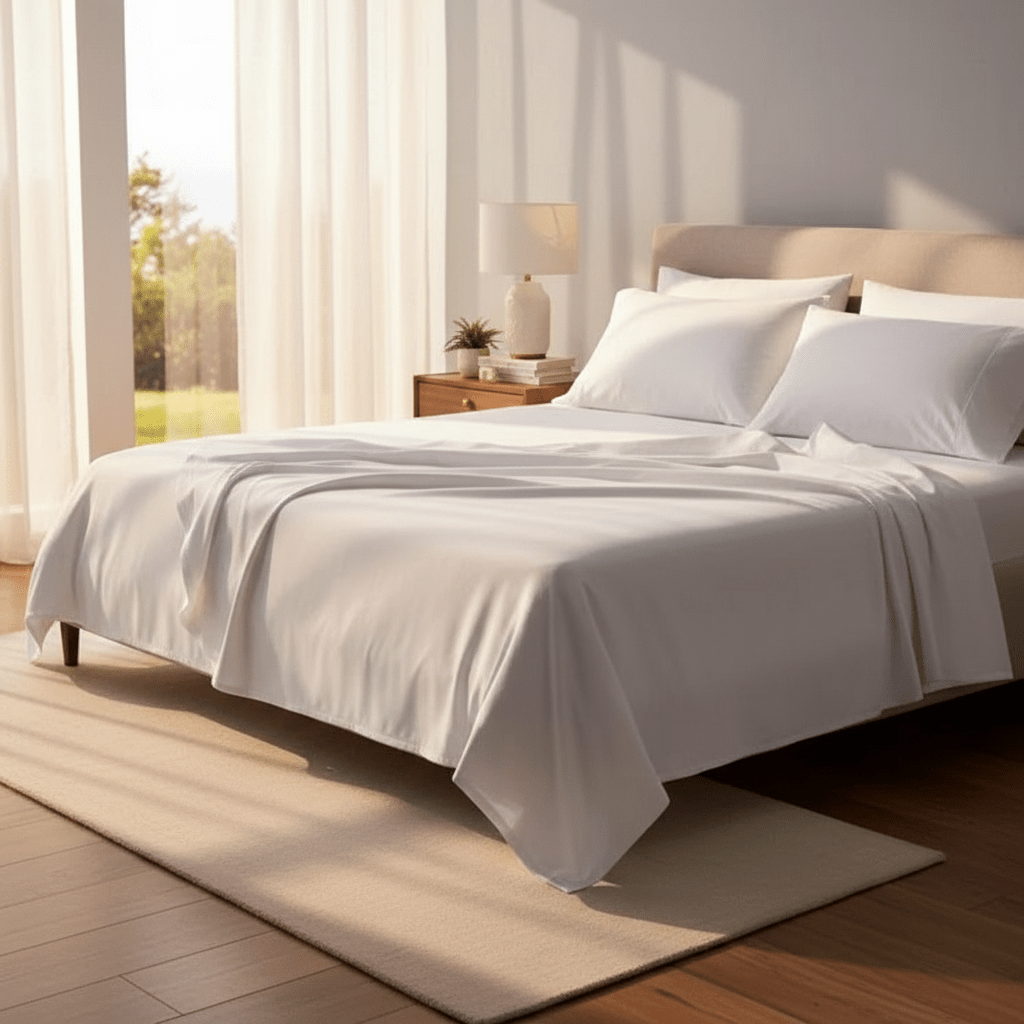 GMP Collection Micro Polyester Sheets 125 GSM Antistatic - James’s Hot Deals & FindsGMP Collection Micro Polyester Sheets 125 GSM AntistaticSheetingsRifz Textiles IncJames’s Hot Deals & FindsPillowcaseWhiteGMP Collection Micro Polyester Sheets 125 GSM Antistatic
