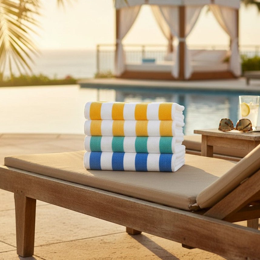 GOC Collection Cabana Pool/Beach Towels - James’s Hot Deals & FindsGOC Collection Cabana Pool/Beach TowelsPool TowelsRifz Textiles IncJames’s Hot Deals & FindsCotton Pool TowelsGold StripeGOC Collection Cabana Pool/Beach Towels