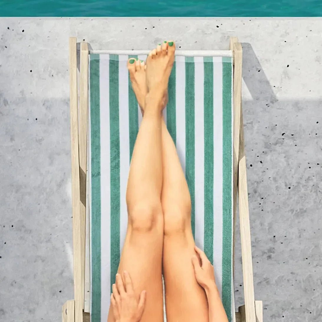 GOC Collection Cabana Pool/Beach Towels - James’s Hot Deals & FindsGOC Collection Cabana Pool/Beach TowelsPool TowelsRifz Textiles IncJames’s Hot Deals & FindsCotton Pool TowelsGreen StripeGOC Collection Cabana Pool/Beach Towels