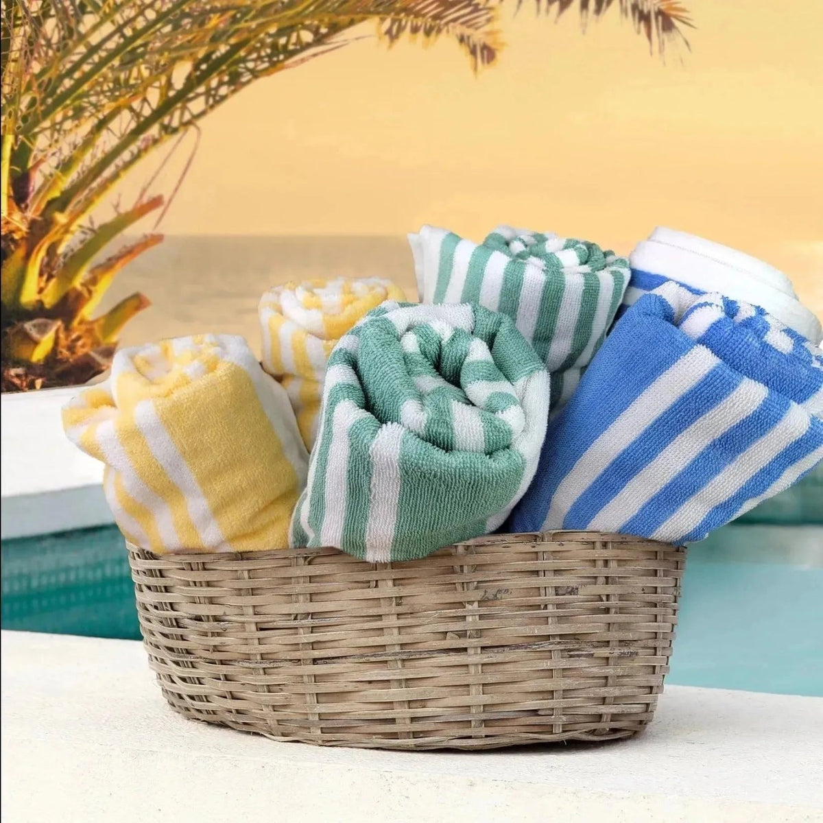 GOT Collection Tropical Stripe Pool Towels - James’s Hot Deals & FindsGOT Collection Tropical Stripe Pool TowelsPool TowelsRifz Textiles IncJames’s Hot Deals & FindsPool TowelsTropical Yellow StripesGOT Collection Tropical Stripe Pool Towels