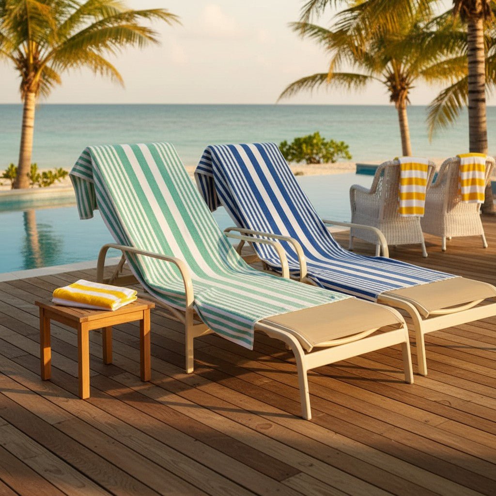 GOT Collection Tropical Stripe Pool Towels - James’s Hot Deals & FindsGOT Collection Tropical Stripe Pool TowelsPool TowelsRifz Textiles IncJames’s Hot Deals & FindsPool TowelsTropical Blue StripesGOT Collection Tropical Stripe Pool Towels