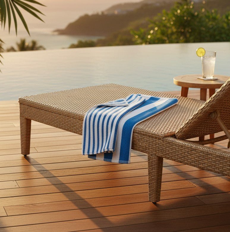 GOT Collection Tropical Stripe Pool Towels - James’s Hot Deals & FindsGOT Collection Tropical Stripe Pool TowelsPool TowelsRifz Textiles IncJames’s Hot Deals & FindsPool TowelsTropical Blue StripesGOT Collection Tropical Stripe Pool Towels