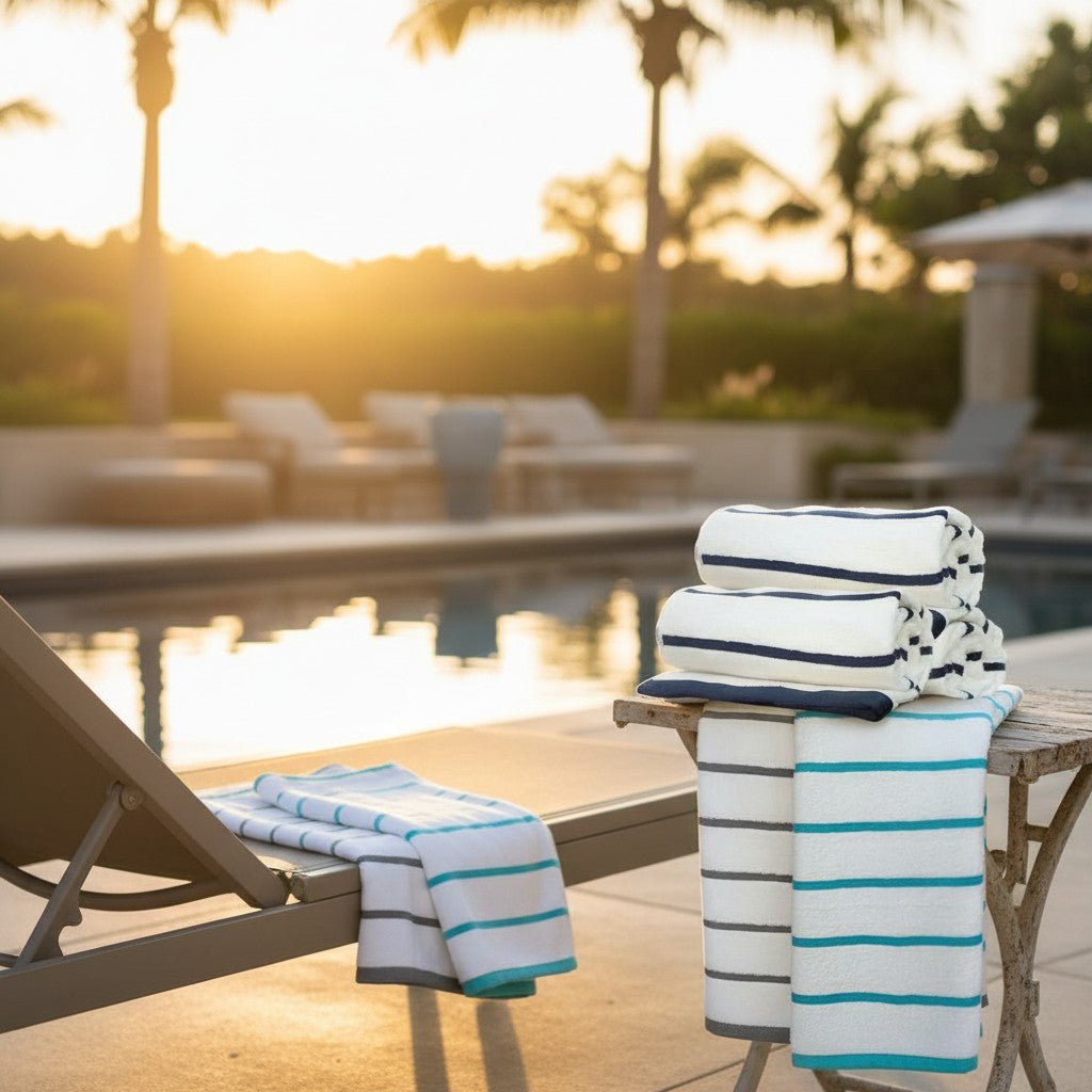 GPH Collection Horizontal Stripes Pool Towels - James’s Hot Deals & FindsGPH Collection Horizontal Stripes Pool TowelsPool TowelsRifz Textiles IncJames’s Hot Deals & FindsPool TowelsAqua StripesGPH Collection Horizontal Stripes Pool Towels