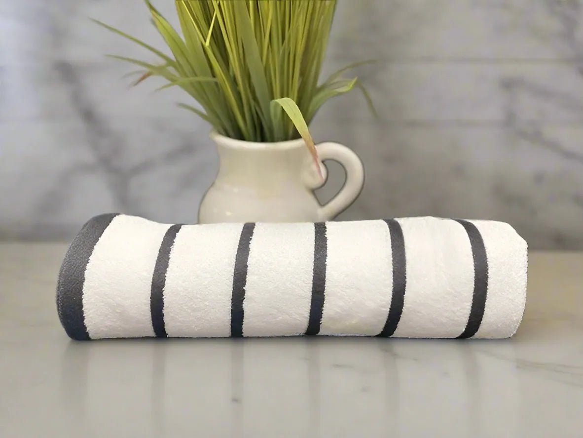 GPH Collection Horizontal Stripes Pool Towels - James’s Hot Deals & FindsGPH Collection Horizontal Stripes Pool TowelsPool TowelsRifz Textiles IncJames’s Hot Deals & FindsPool TowelsCharcoal StripesGPH Collection Horizontal Stripes Pool Towels