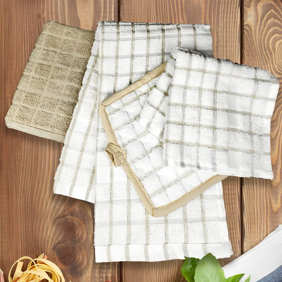 Kitchen Ensemble Collection - James’s Hot Deals & FindsKitchen Ensemble CollectionKitchen LinensRifz Textiles IncJames’s Hot Deals & FindsPot HolderWhiteKitchen Ensemble Collection
