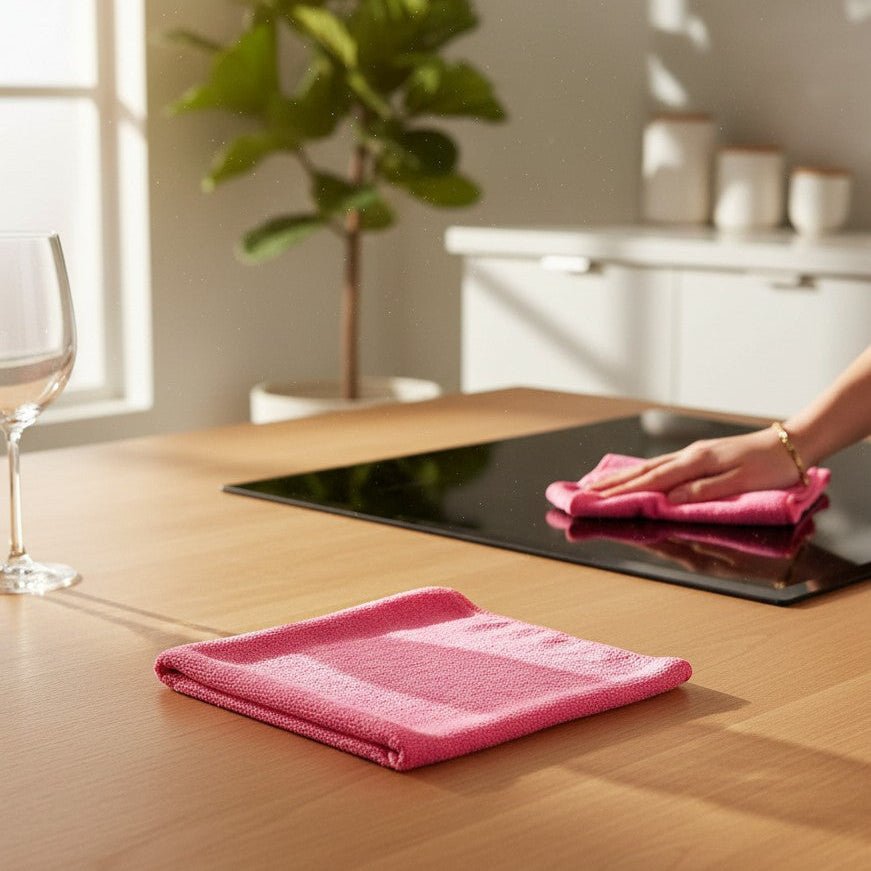 KS Collection Microfiber Cleaning Cloths - James’s Hot Deals & FindsKS Collection Microfiber Cleaning ClothsKitchen LinensRifz Textiles IncJames’s Hot Deals & FindsMicrofiber ClothPinkKS Collection Microfiber Cleaning Cloths