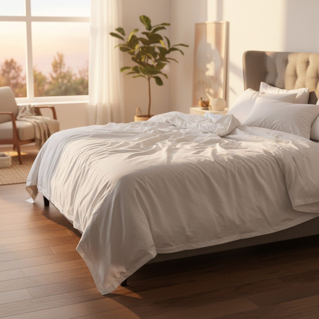 Premium Percale Bed Sheets - T-300 Blended Cotton Poly Hotel Quality - James’s Hot Deals & FindsPremium Percale Bed Sheets - T-300 Blended Cotton Poly Hotel QualityBed SheetsRifz Textiles IncJames’s Hot Deals & FindsPillowcaseWhitePremium Percale Bed Sheets - T-300 Blended Cotton Poly Hotel Quality