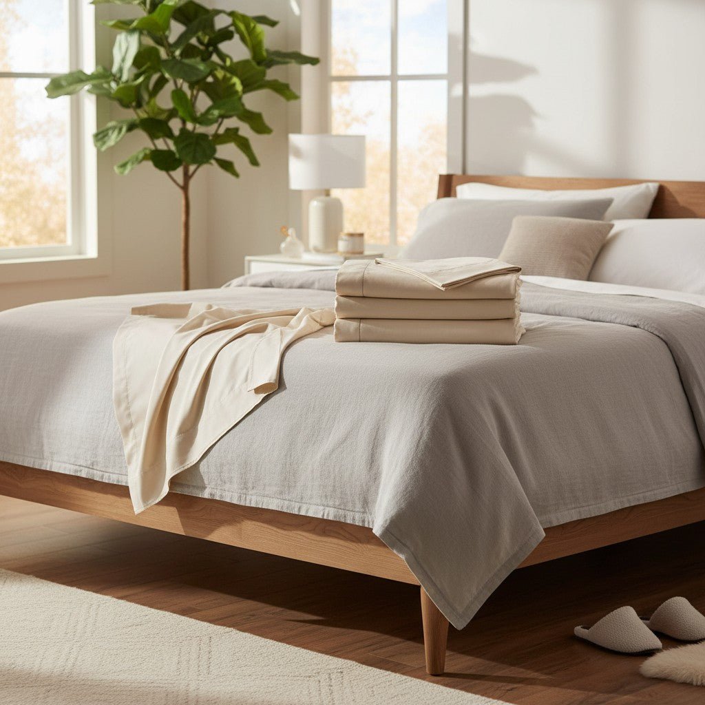 Premium Percale Bed Sheets - T-300 Blended Cotton Poly Hotel Quality - James’s Hot Deals & FindsPremium Percale Bed Sheets - T-300 Blended Cotton Poly Hotel QualityBed SheetsRifz Textiles IncJames’s Hot Deals & FindsFlatBonePremium Percale Bed Sheets - T-300 Blended Cotton Poly Hotel Quality