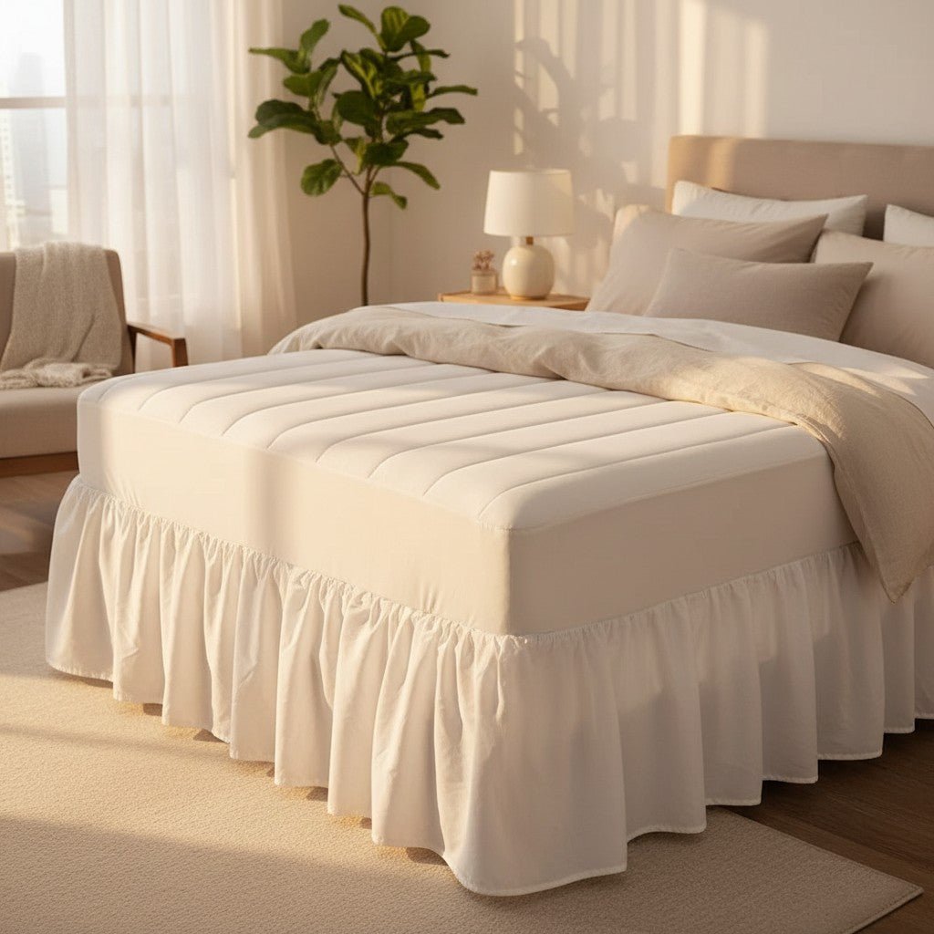Quilted Mattress Cover - James’s Hot Deals & FindsQuilted Mattress CoverBedding AccessoriesRifz Textiles IncJames’s Hot Deals & FindsGQWP FittedWhiteQuilted Mattress Cover