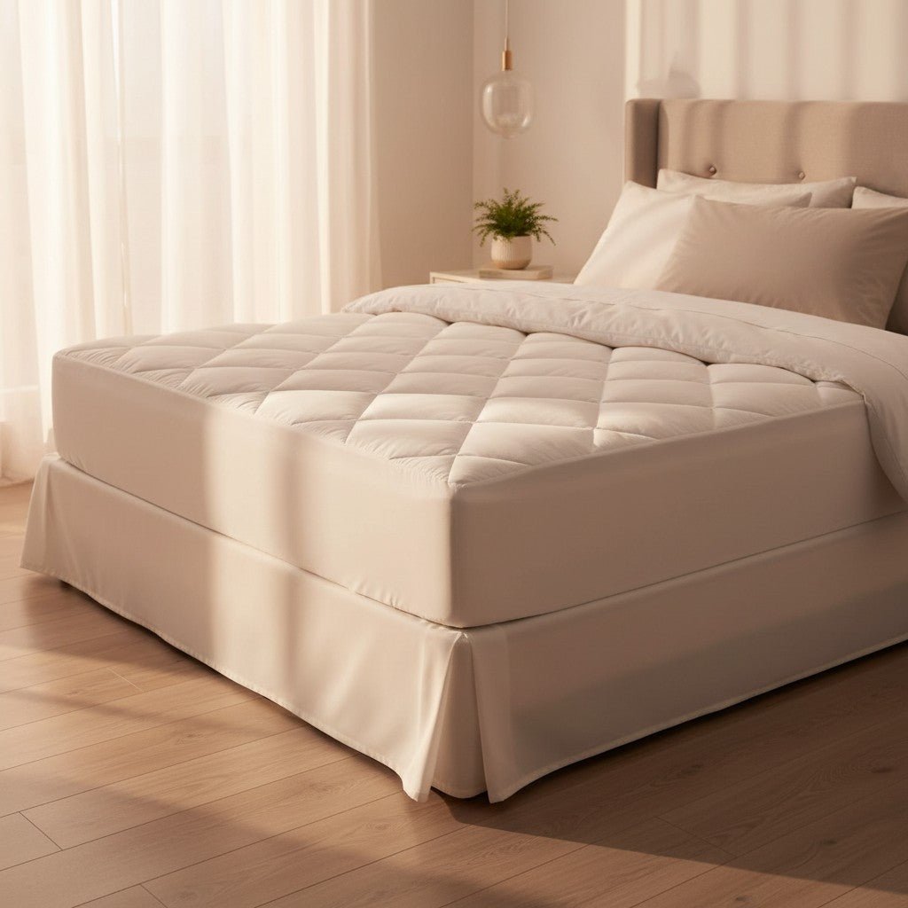 Quilted Mattress Cover - James’s Hot Deals & FindsQuilted Mattress CoverBedding AccessoriesRifz Textiles IncJames’s Hot Deals & FindsGQBP FittedWhiteQuilted Mattress Cover