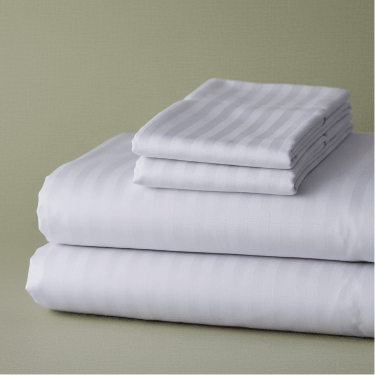 T-250 White Blended 10 MM Satin Stripe Bed Sheets - James’s Hot Deals & FindsT-250 White Blended 10 MM Satin Stripe Bed SheetsSheetings & Bedding AccessoriesRifz Textiles IncJames’s Hot Deals & FindsFlat SheetWhiteT-250 White Blended 10 MM Satin Stripe Bed Sheets